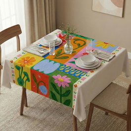 Hermia Mantel Multicolor 140 x 140 cm